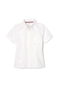 Adult Short Sleeve Oxford Blouse with Princess Seams – FINAL SALE