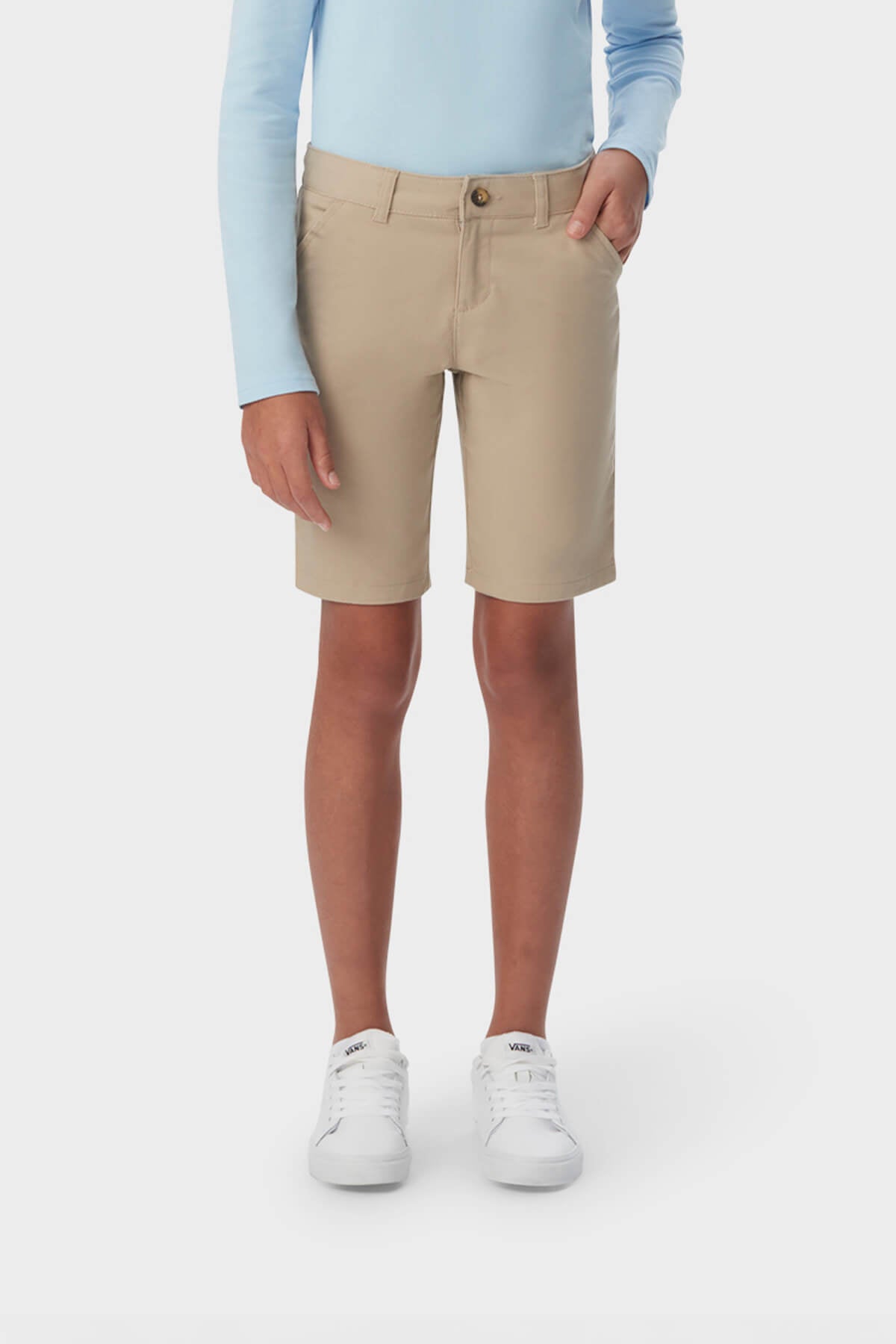 Girls’ Stretch Twill Bermuda Short