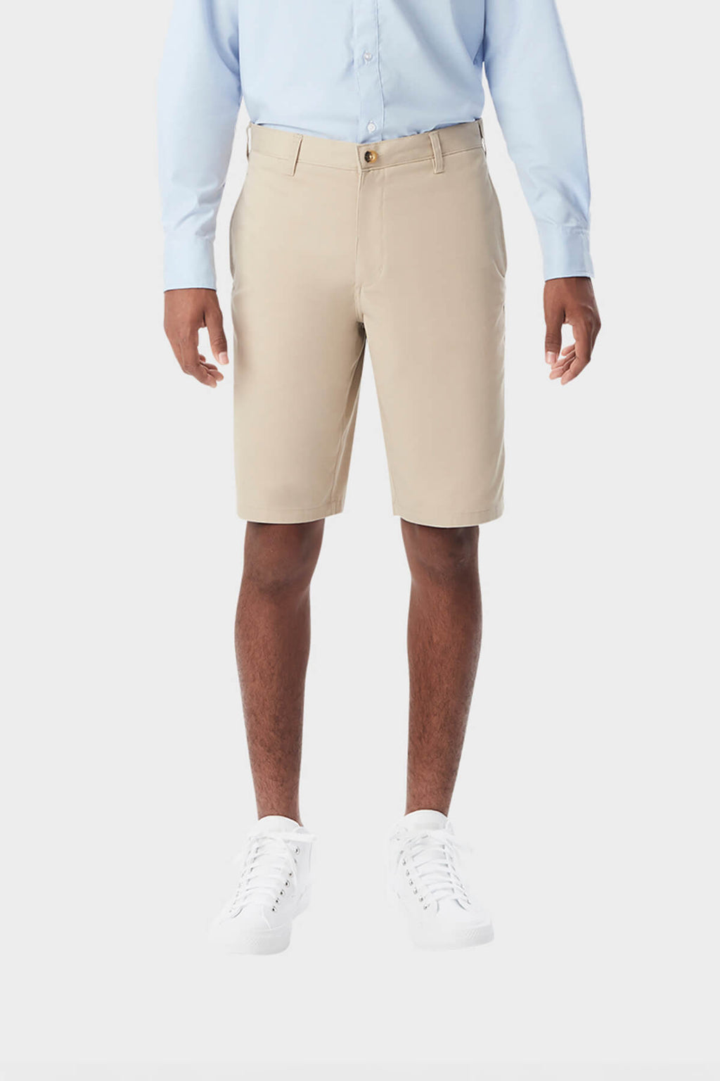 Boys’ Flat Front Stretch Twill Short