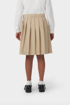 At The Knee Pleated Skirt