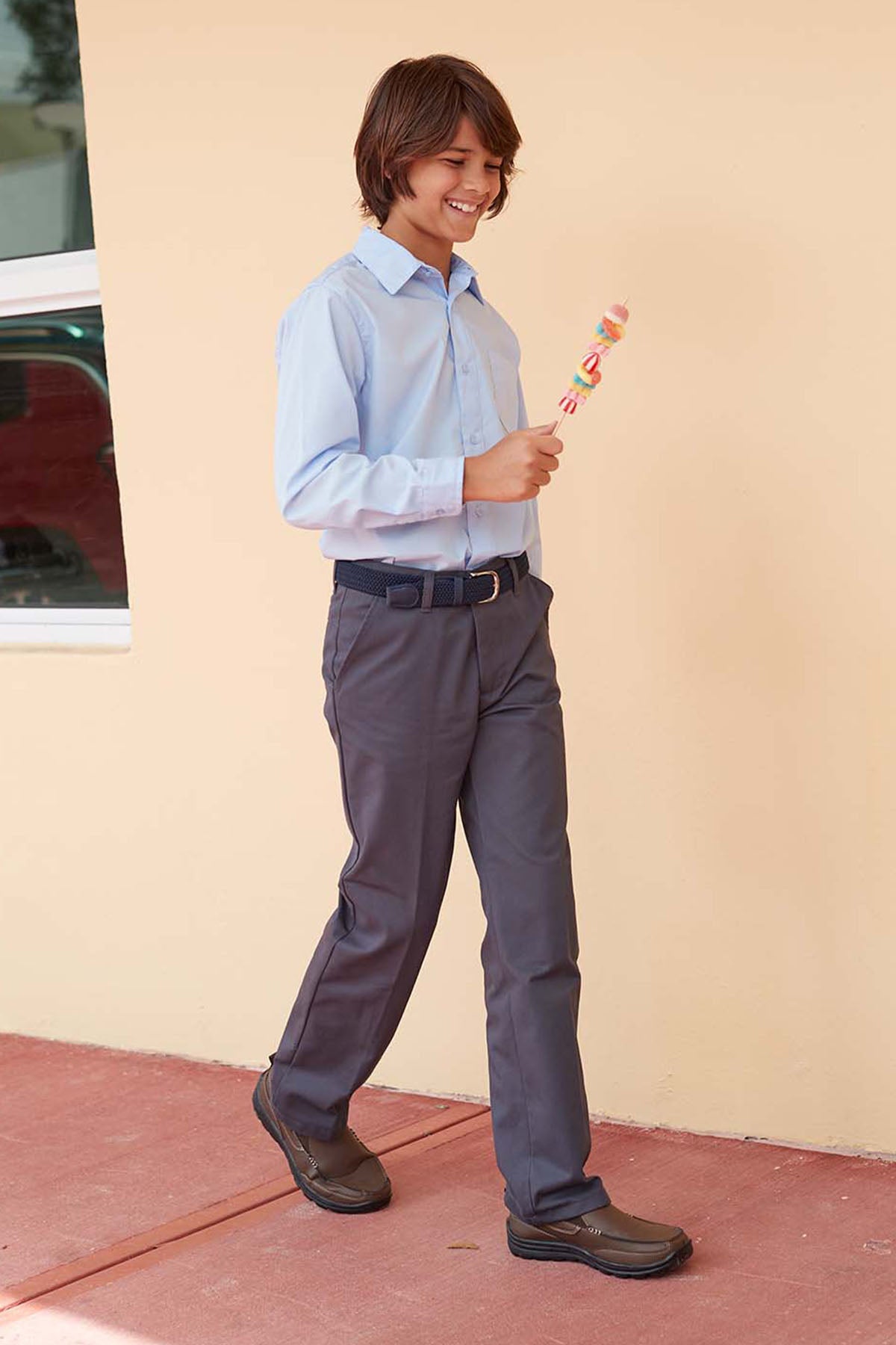Boys’ Straight Fit Stretch Twill Pant