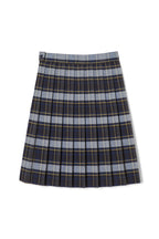 Below The Knee Plaid Pleated Skirt