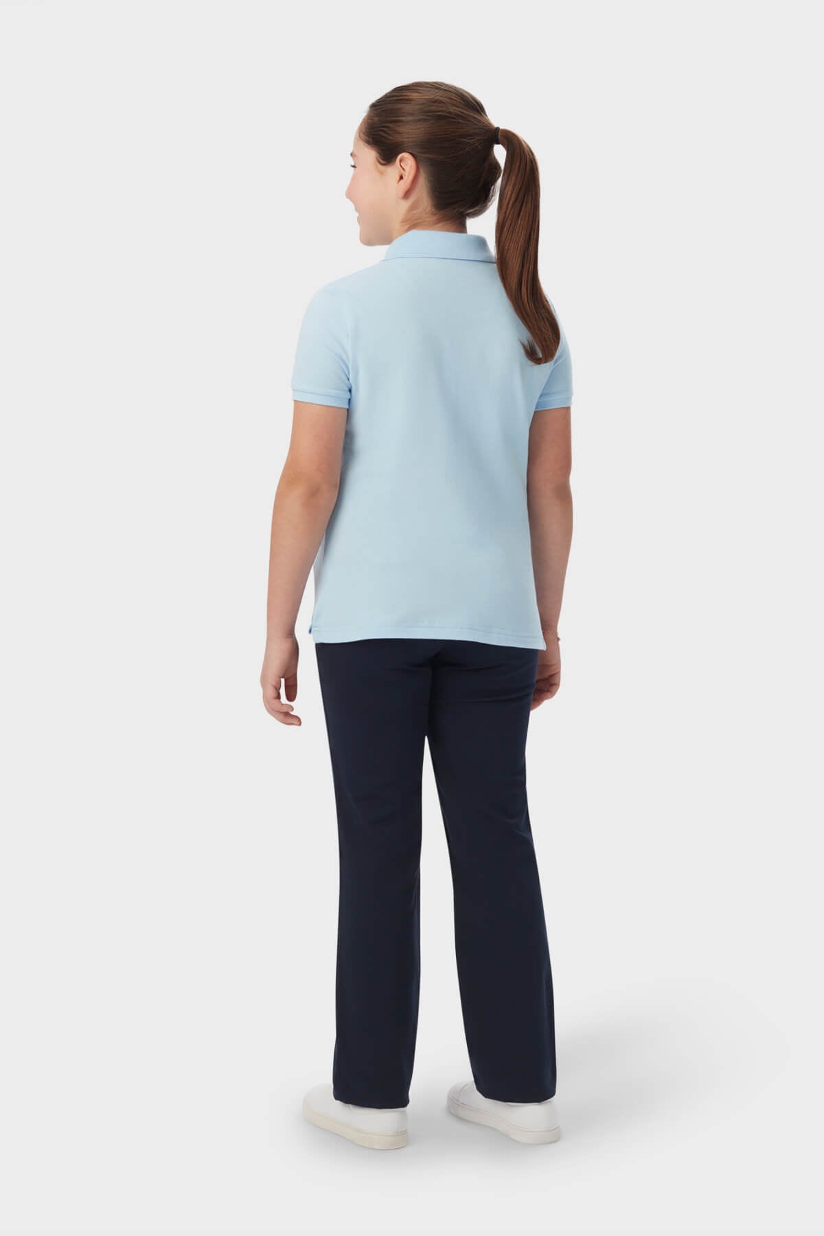 Short Sleeve Fitted Stretch Pique Polo (Feminine Fit)