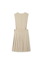 V-Neck Pleated Jumper
