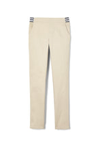 Girls’ Pull-On Skinny Fit Stretch Twill Pant with Striped Elastic Waistband – FINAL SALE