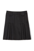 Above The Knee Front Pleated Skirt with Tabs
