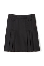 Above The Knee Front Pleated Skirt with Tabs