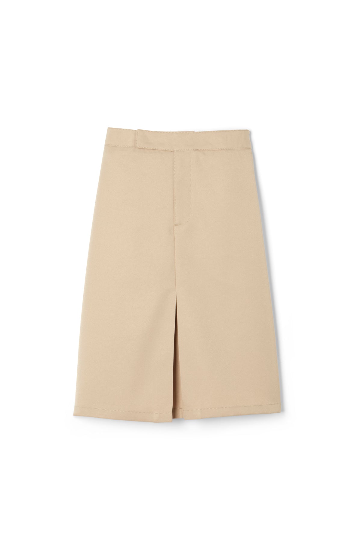 Below The Knee Kick Pleat Skirt