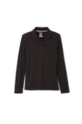 Long Sleeve Feminine Fit Interlock Polo – FINAL SALE