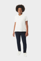 Short Sleeve Fitted Stretch Pique Polo (Feminine Fit)