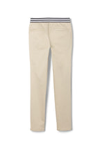 Girls’ Pull-On Skinny Fit Stretch Twill Pant with Striped Elastic Waistband – FINAL SALE