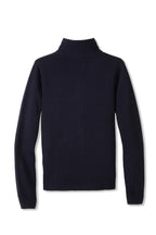 Mock Neck Zip Front Sweater