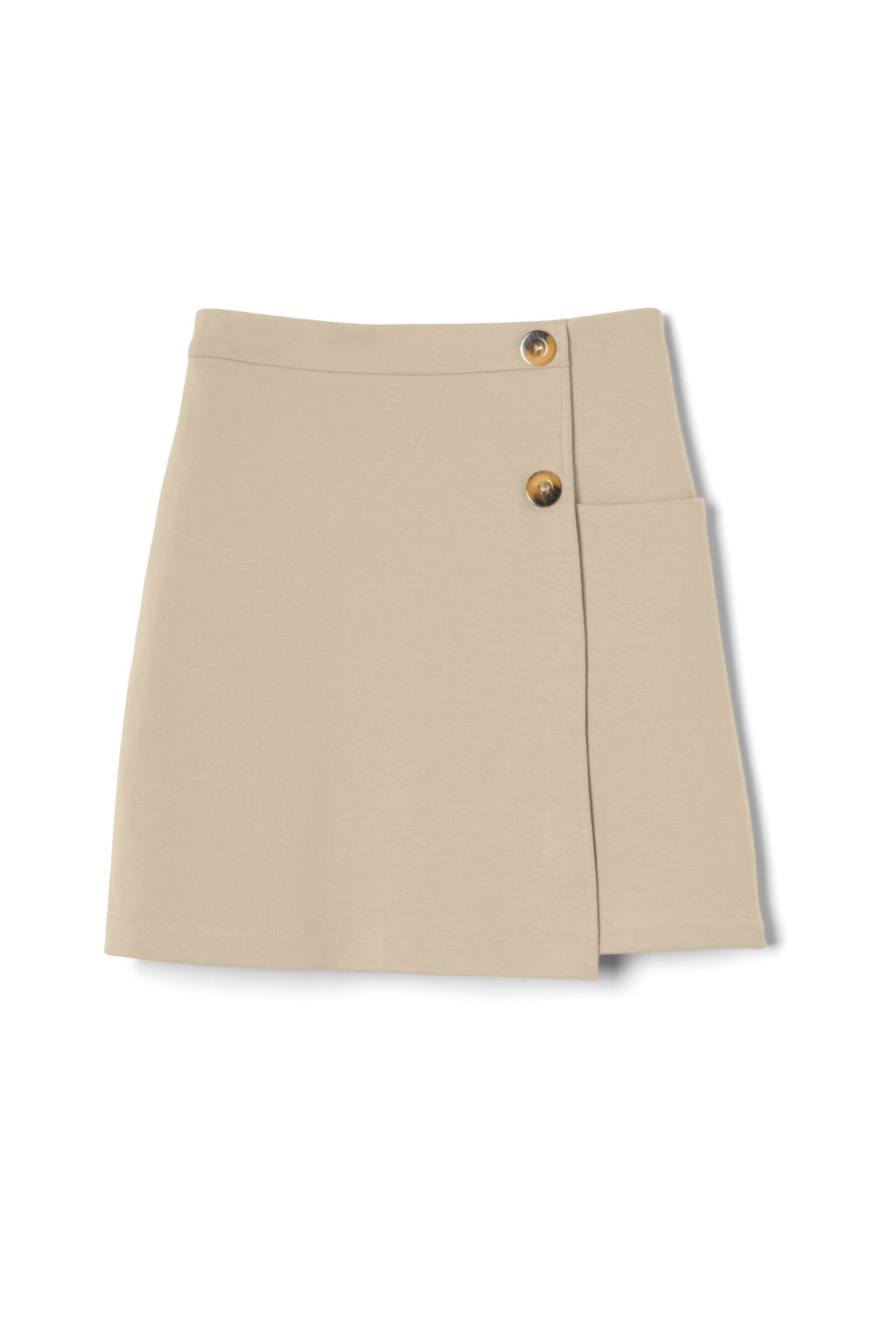 Pull-On Stretch Ponte Skort with Pocket – FINAL SALE