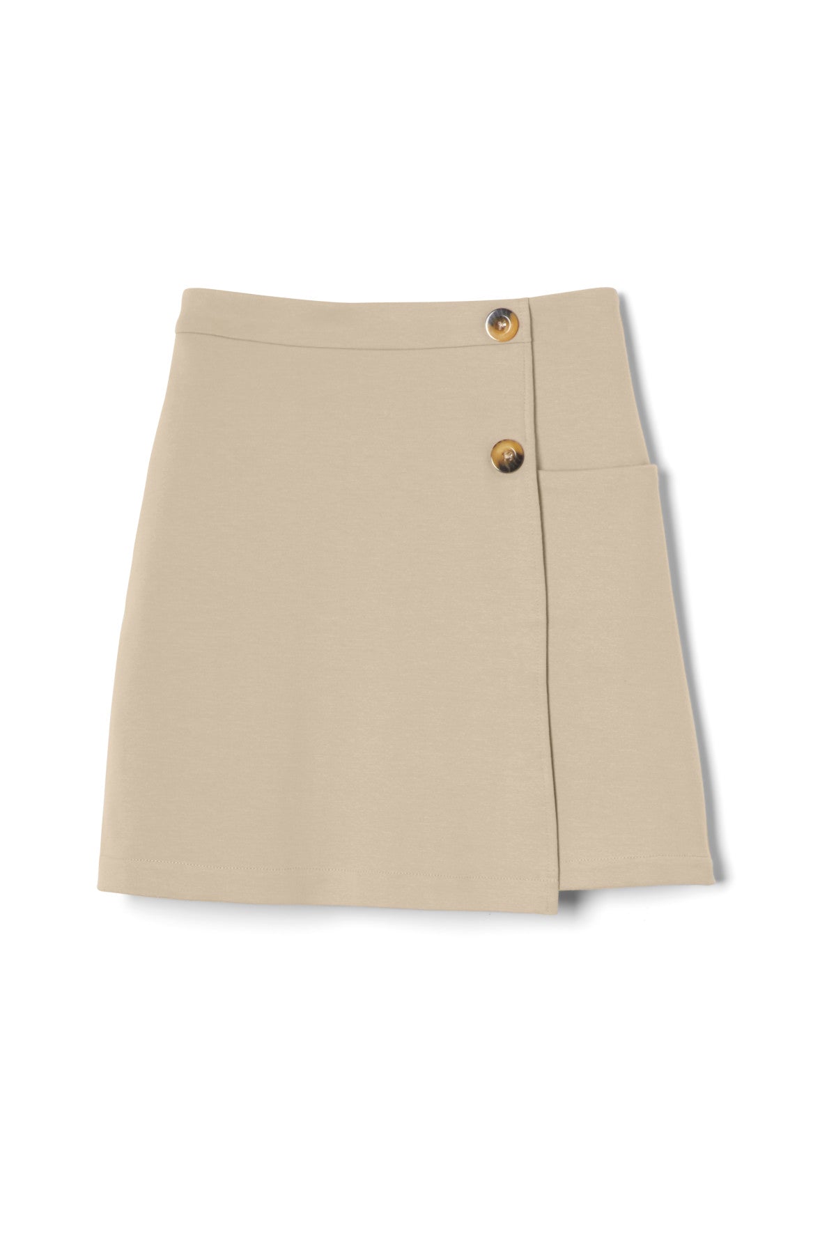 Pull-On Stretch Ponte Skort with Pocket – FINAL SALE