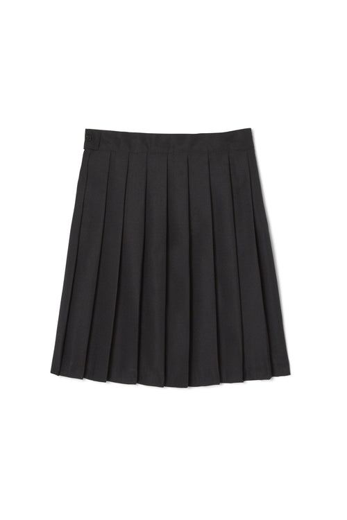 At The Knee Pleated Skirt