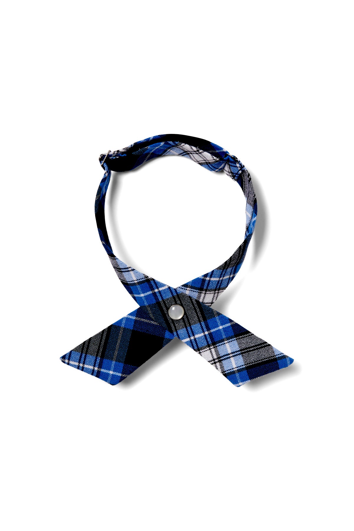Adjustable Plaid Cross Tie