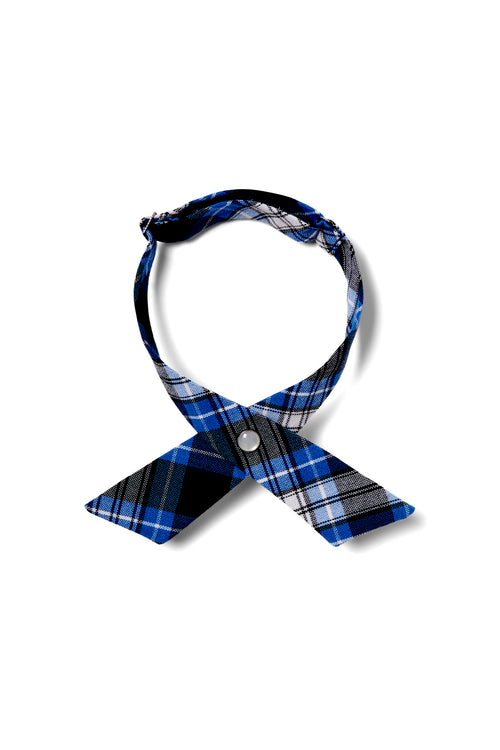 Adjustable Plaid Cross Tie