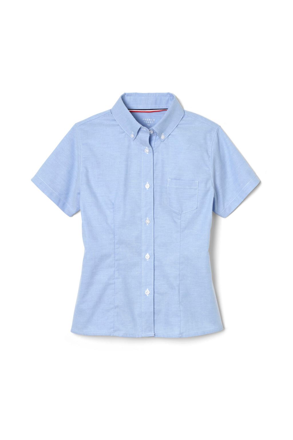 Short Sleeve Fitted Oxford Shirt (Feminine Fit)