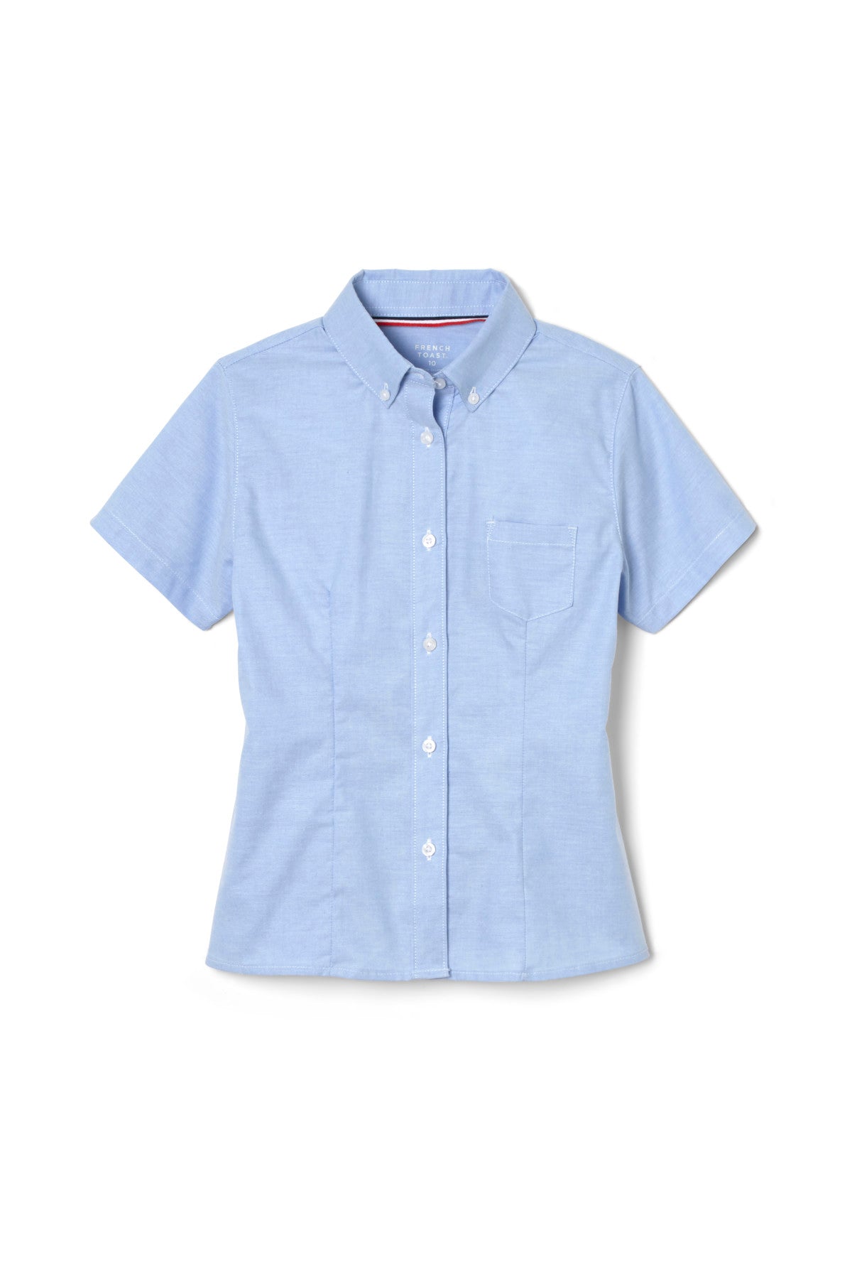 Short Sleeve Fitted Oxford Shirt (Feminine Fit)