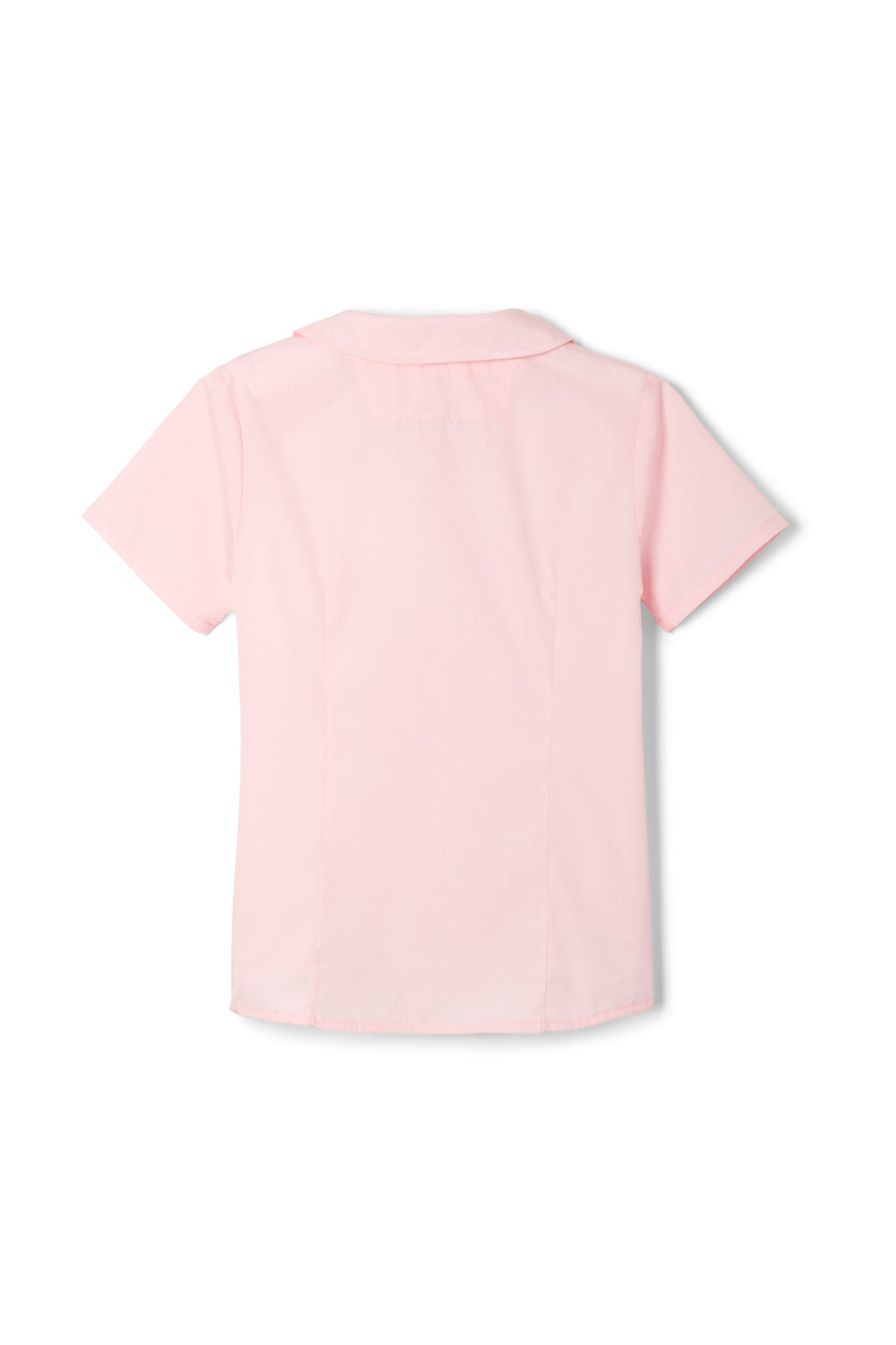 Pink Short Sleeve Peter Pan Blouse – FINAL SALE
