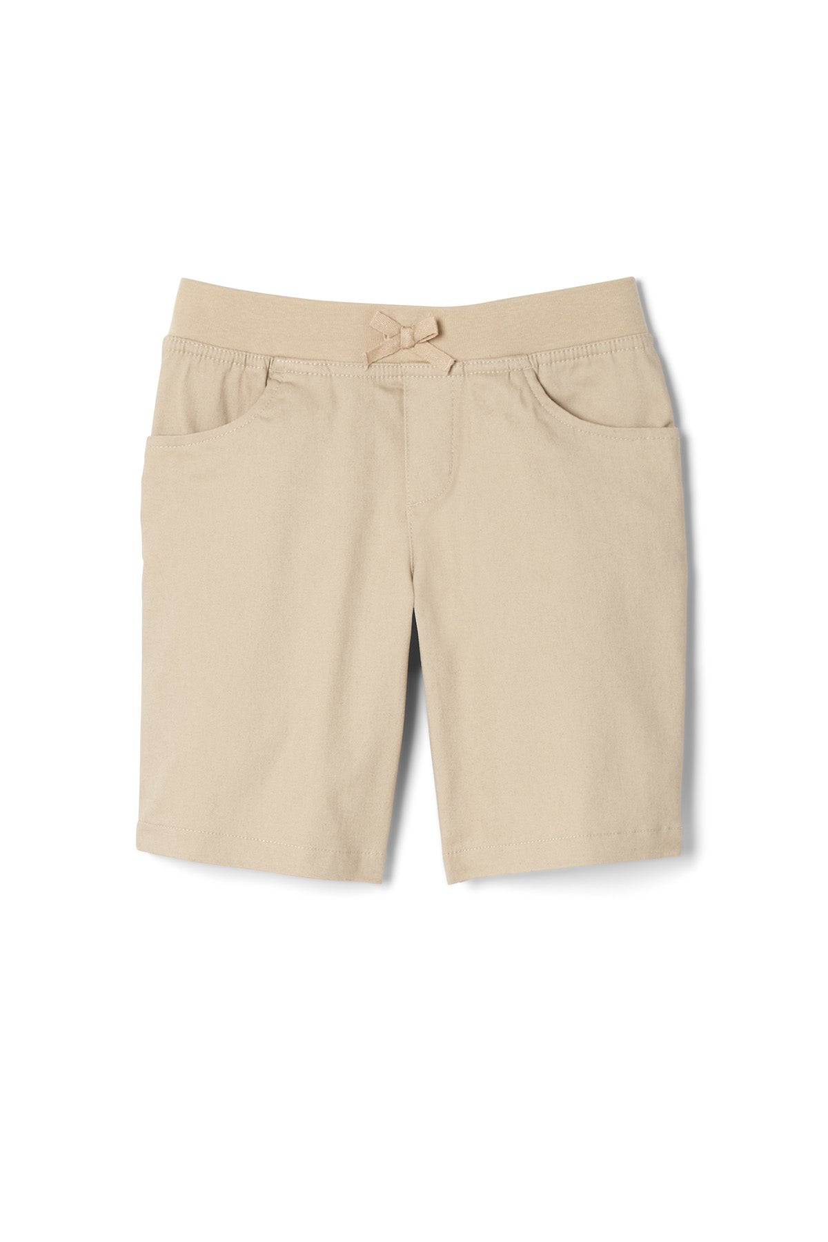 Pull-On Stretch Twill Short with Knit Waistband – FINAL SALE
