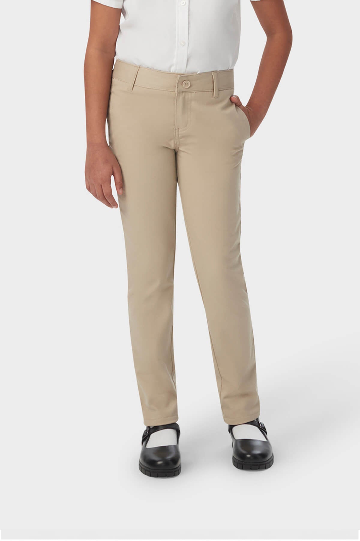 Girls’ Slim Fit Stretch Twill Pant