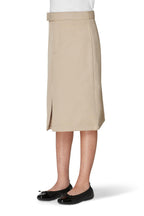Below The Knee Kick Pleat Skirt – FINAL SALE
