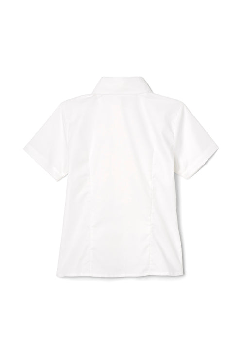 Adult Short Sleeve Oxford Blouse with Princess Seams – FINAL SALE