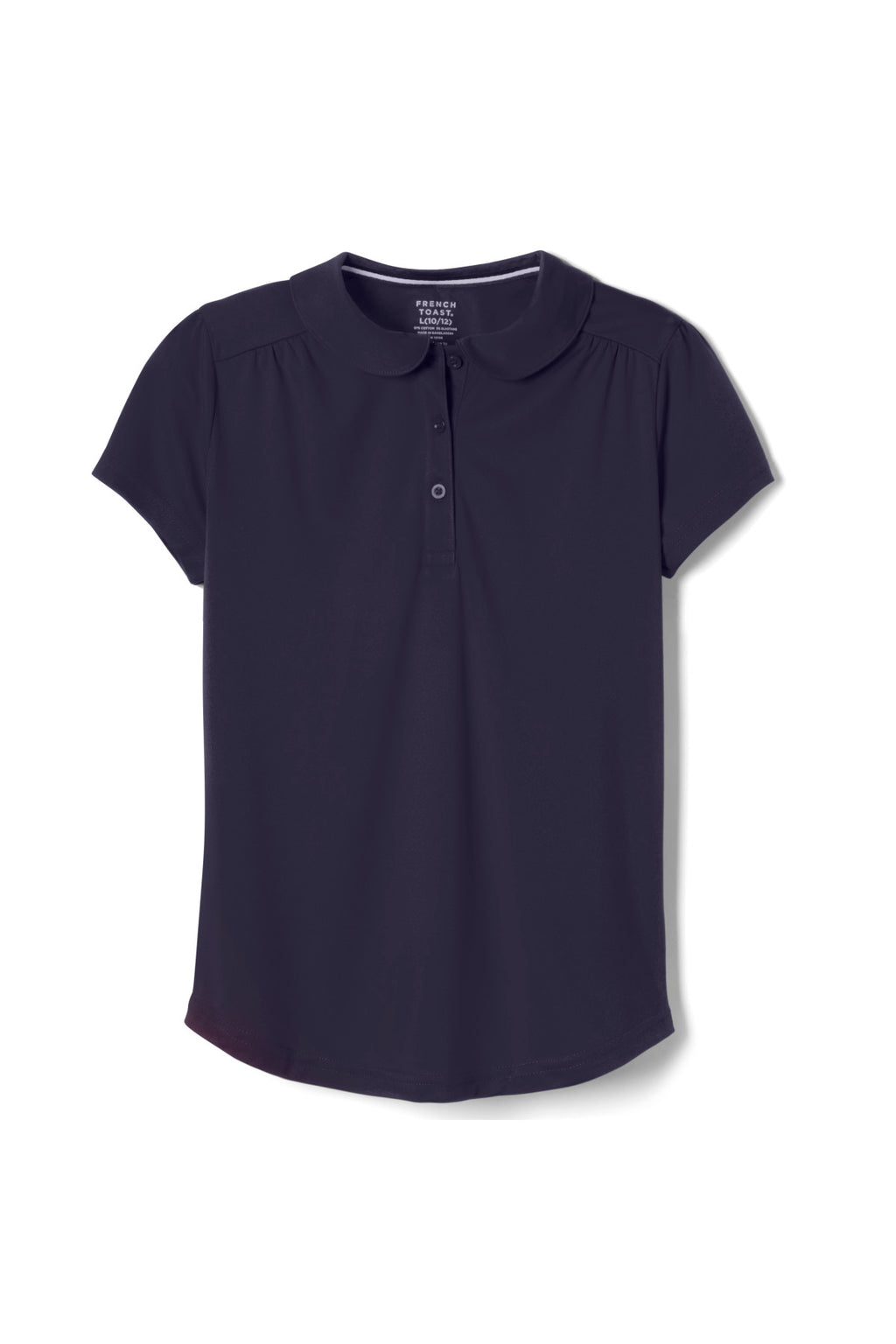 Short Sleeve Performance Polo with Peter Pan Collar