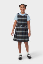 Plaid Box Pleat Jumper